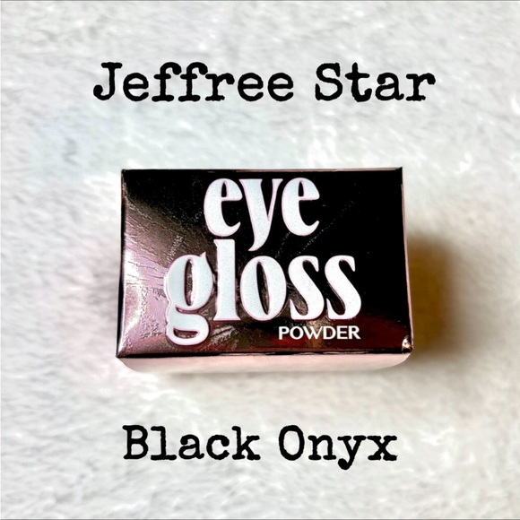 Jeffree Star Black Onyx Eye Gloss Powder Full Size New Sale - Picture 2 of 8